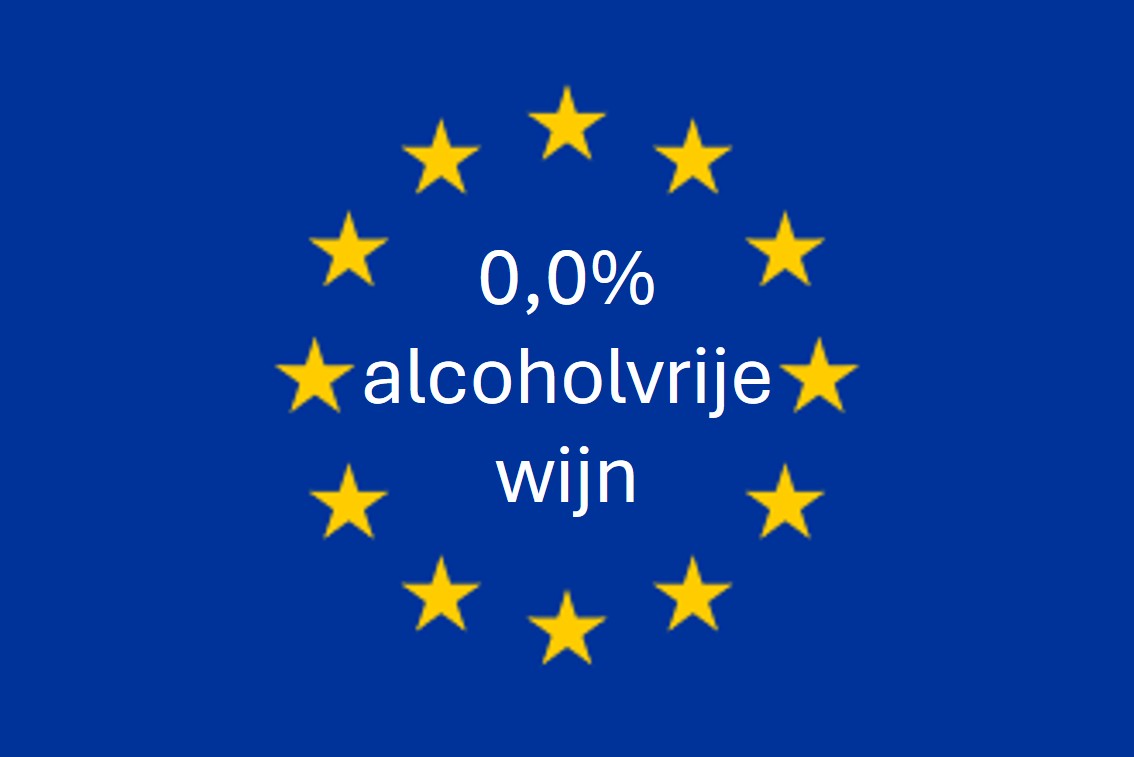 Europese vlag met 0,0% alcohol, alcoholvrije wijn krijgt eindelijk waardering