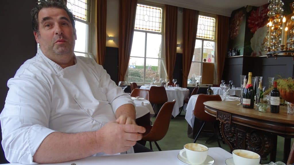 Chef-kok Luc van Iersel in zijn restaurant La Provence in Zaltbommel
