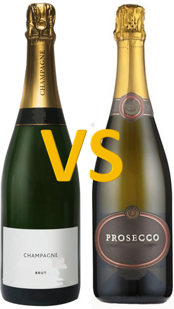 Champagne vs Prosecco little difference in quality