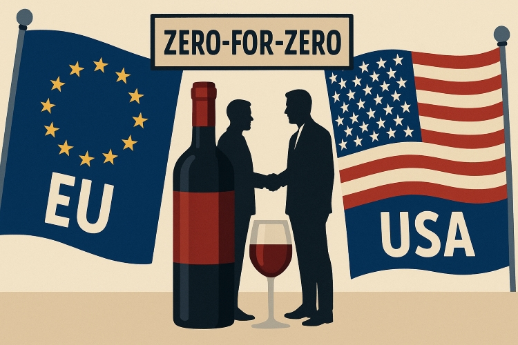 Zero-for-zero deal tussen EU en VS redt Franse wijnsector