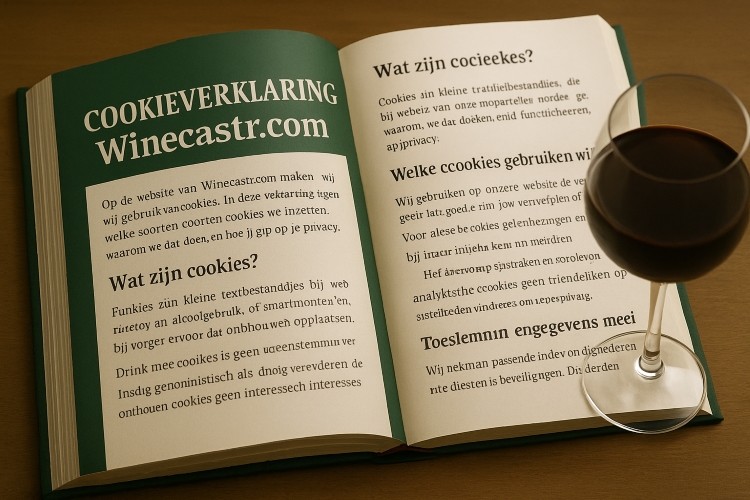Cookieverklaring Winecastr.com