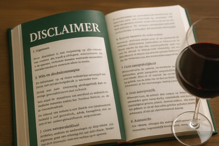 Disclaimer Winecastr.com