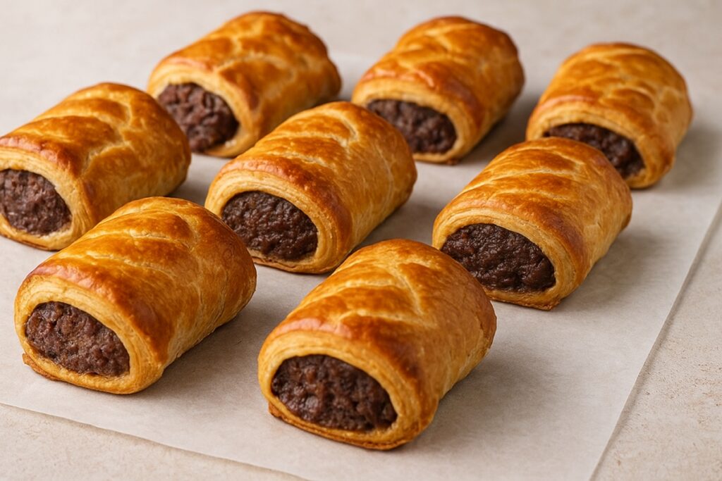 8 mooi bruingebakken wildsaucijzenbroodjes