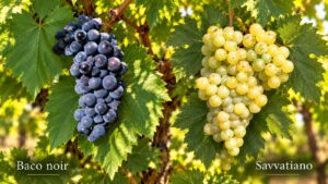 Nieuwe druivenrassen in Frankrijk: Baco Noir en Savvatiano.